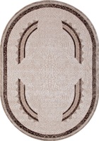 Ковер Armina 04048 dark brown овал - картинка 1
