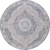 Ковер Armina 03880 blue/blue круг