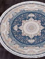 Ковер Иранский Farsi 1500 G144 dark blue круг