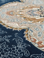 Ковер Иранский Farsi 1500 G144 dark blue круг