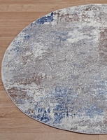 Ковер Armina 03853 blue/blue круг
