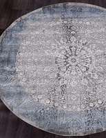 Ковер Armina 03878 blue/blue круг